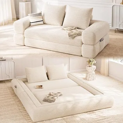 JOCOEVOL 4-in-1 Convertible Folding Sofa Bed