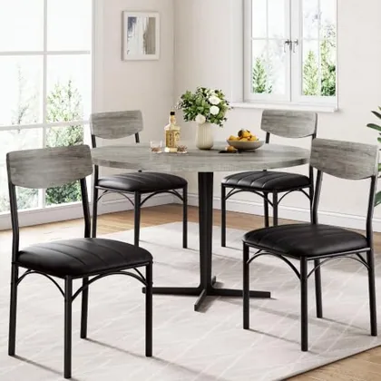 JOCOEVOL Dining Chairs Set of 4 - Upholstered Dining Room Chairs